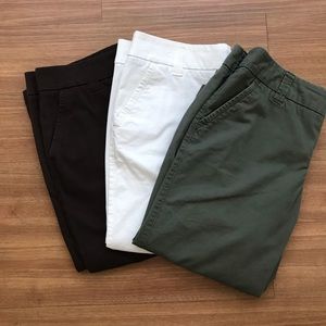 Three pairs of Sonoma Capris